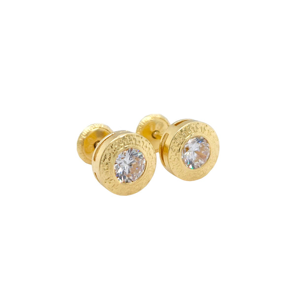 Solitaire CZ Studs Earrings