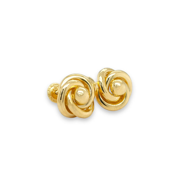 Interlaced Love knot Studs Earrings